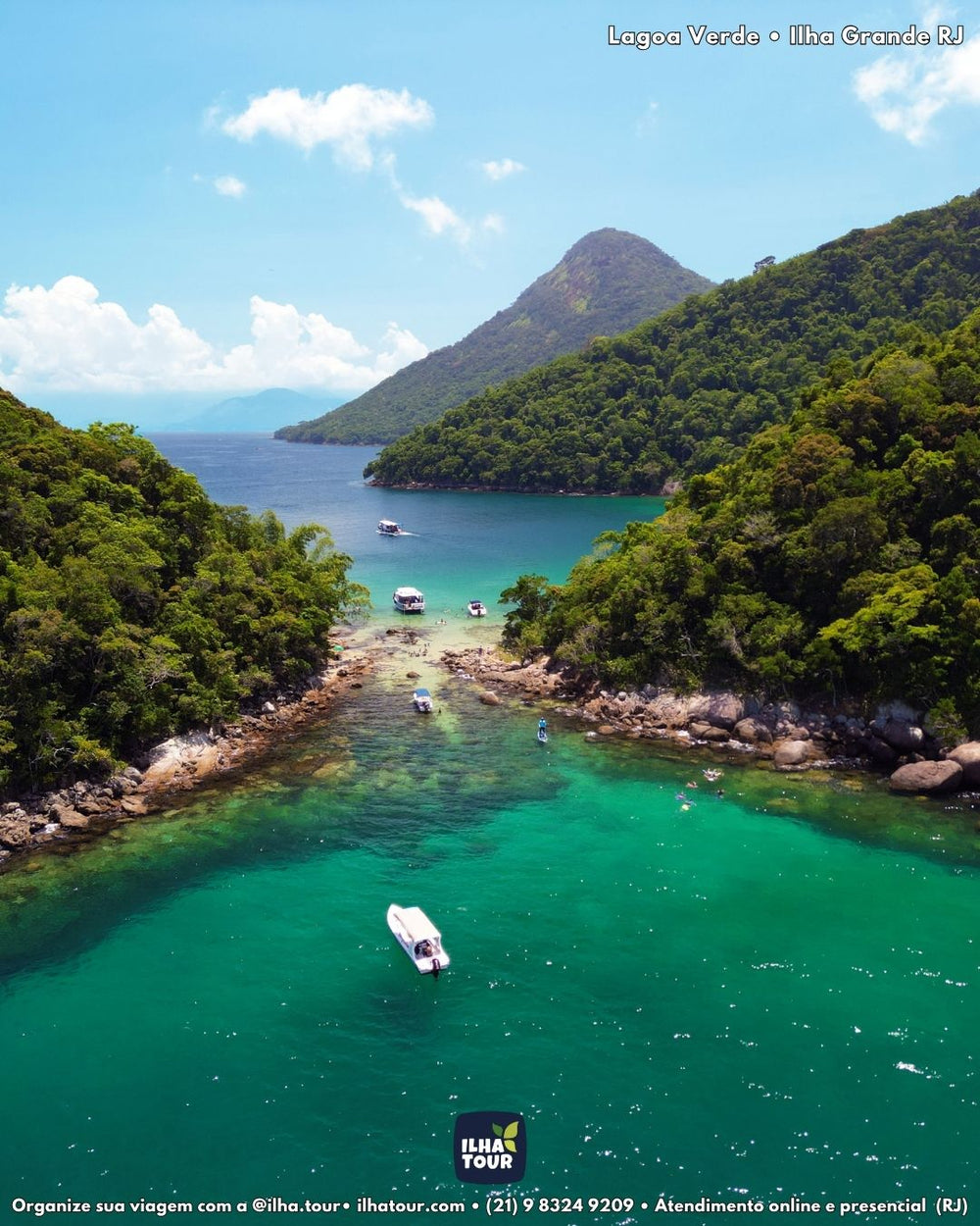 Meia Volta - Privativo — passeio de lancha em Ilha Grande