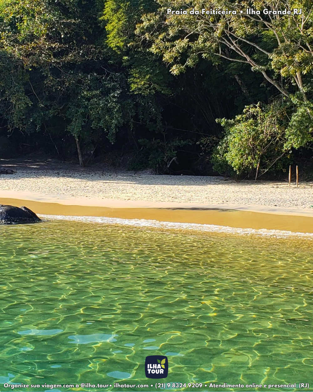Meia Volta — passeio de lancha em Ilha Grande
