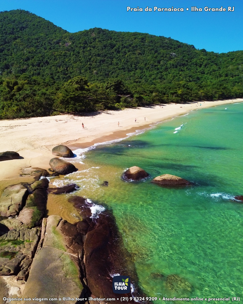 Volta na Ilha - Privativo — passeio de lancha em Ilha Grande