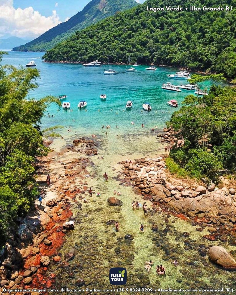 Ilha Tour 210° — passeio de lancha em Ilha Grande